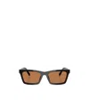 Miu Miu Square-frame Sunglasses In Brown