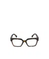 Miu Miu Eyewear Square-frame Glasses In White