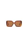 Miu Miu Eyewear Square Frame Sunglasses In Brown