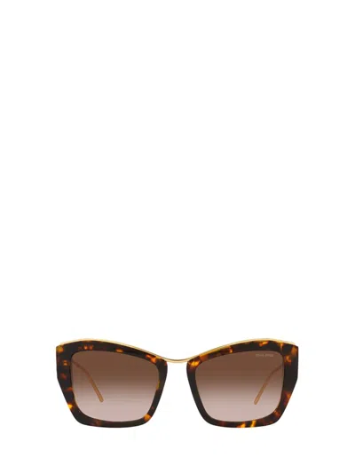 Miu Miu Eyewear Sunglasses In Brown