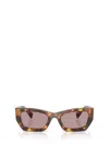 Miu Miu 0mu 09ws Miu Glimpse Sunglasses In Brown