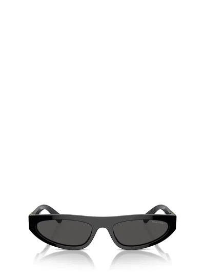 Miu Miu Miu Glimpse Cat-eye Sunglasses In Black