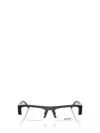 Miu Miu Rectangular Flat Mirror In Black