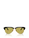 Miu Miu Womens Black Mu 09zs Pilot-frame Acetate Sunglasses In Green
