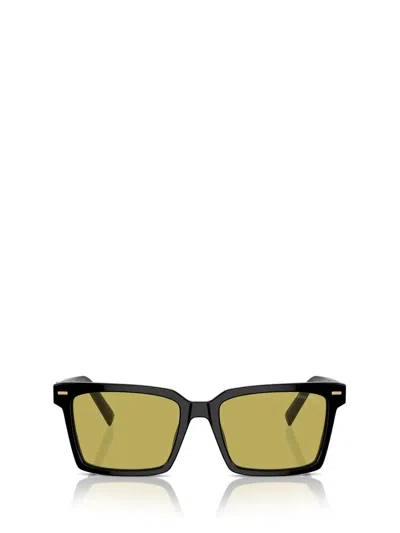 Miu Miu 55mm Rectangular Sunglasses In Black