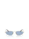 Miu Miu Eyewear Irregular-frame Sunglasses In Blue