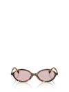 Miu Miu Woman Sunglass Mu 04zs In Brown