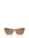 Miu Miu Square-frame Tortoiseshell Sunglasses In Brown