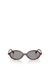 Miu Miu Woman Sunglass Mu 04zs In Brown