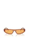 Miu Miu Eyewear Sunglasses In Caramel Trapsarent
