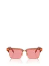 Miu Miu 0mu 10zs Sunglasses In Caramel Trasparent