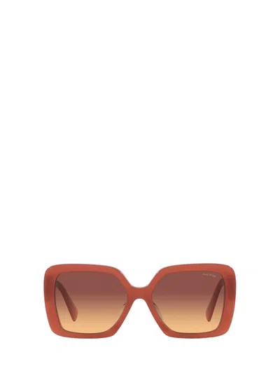 Miu Miu Eyewear Sunglasses In Cognac Opal