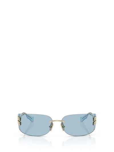 Miu Miu Eyewear Sunglasses In Gold