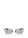 Miu Miu 0mu A51s Runway 5ak50k Oro Metal Sunglasses In Gold