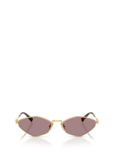 Miu Miu Woman Sunglass Mu 56zs In Brown