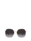 Miu Miu Round Metal Sunglasses Zvn5d1 In Gold