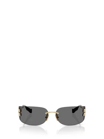 Miu Miu Eyewear Sunglasses In Gold