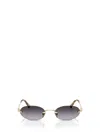 Miu Miu Eyewear Sunglasses In Gold
