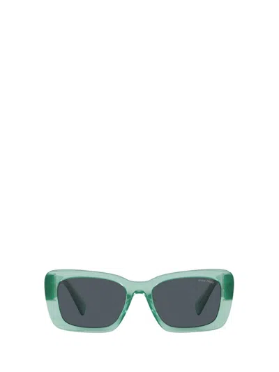 Miu Miu Eyewear Sunglasses In Opal Anise