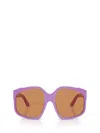 Miu Miu Full Frame Sunglasses In Purple