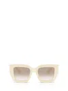 Miu Miu Sonnenbrille Mit Eckigem Gestell In Neutral
