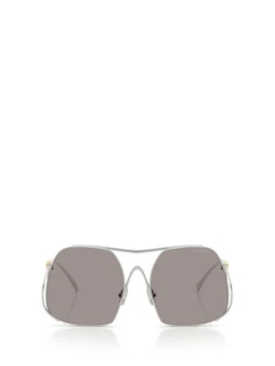 Miu Miu Eyewear Sunglasses In Silver