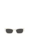 Miu Miu Womens White Mu 09ws Rectangle-frame Acetate Sunglasses In White