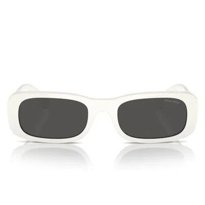 Miu Miu Eyewear Sunglasses In White
