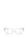 Miu Miu Mu 03xv Trasparent Glasses In Trasparent