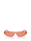 Miu Miu Sunglasses 07zs Sole In Tulip Transparent
