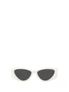 Miu Miu Eyewear Geometric-frame Sunglasses In White