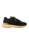 Miu Miu Fabric And Mesh Sneakers In Black