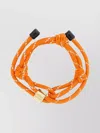 MIU MIU FABRIC BRACELET WITH KNOTTED DESIGN AND TEXTURED CORD