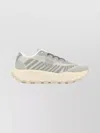 Miu Miu Fabric Sneakers With Mesh Upper And Rubber Sole In Gray