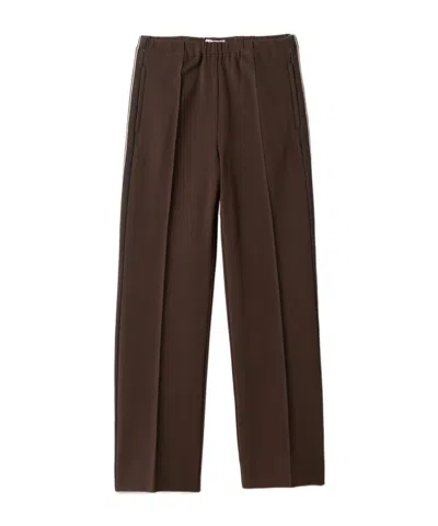 MIU MIU FABRIC STITCH KNIT PANTS