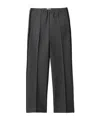 Miu Miu Fabric Stitch Knit Pants In Gray