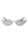 Miu Miu Hexagonal-frame Sunglasses
