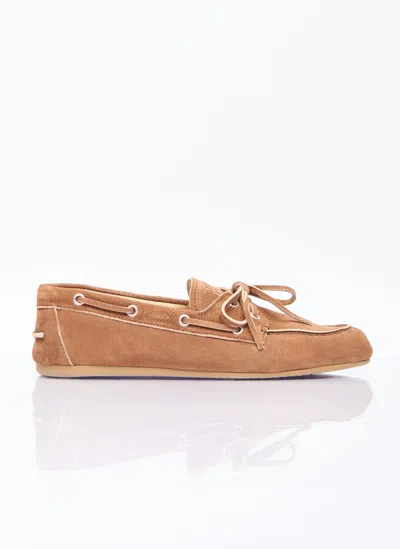 Miu Miu Faded Suede Loafers