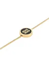 Miu Miu Bracciale In Metallo Smaltato In Gold