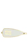 Miu Miu Engraved-logo Enamel Hair Clip