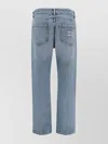 Miu Miu Figure Accentuating High Waist Straight Jeans
