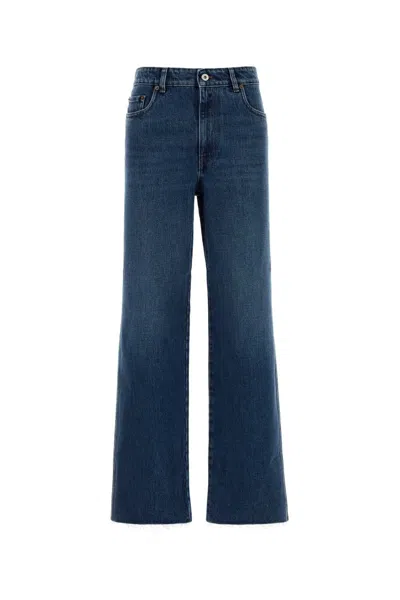 Miu Miu Five-pocket Denim Jeans In Blue