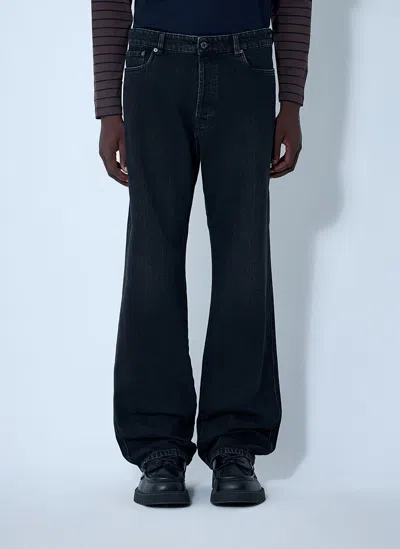 Miu Miu Five-pocket Jeans In Black