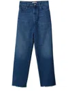 Miu Miu Five-pocket Straight-leg Jeans In Blue