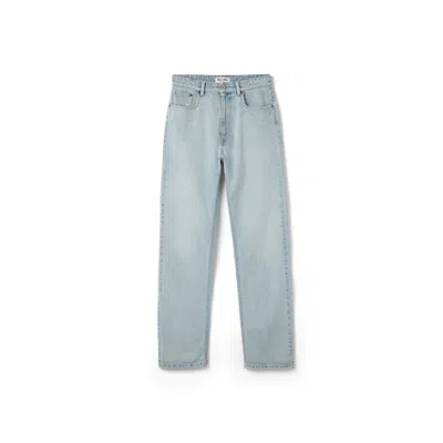Miu Miu Five-pocket Washed Denim Jeans In Blue