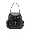 Miu Miu Flap Backpack In Orange