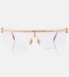 Miu Miu Flat-brow Sunglasses In Pink