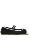 Miu Miu Women Crochet Knit Ballet Flats