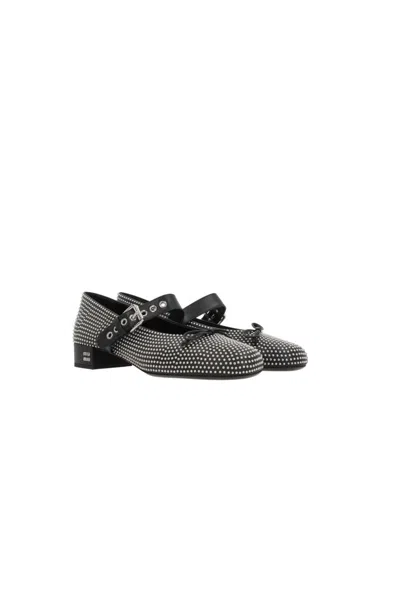 MIU MIU MIU MIU FLAT SHOES