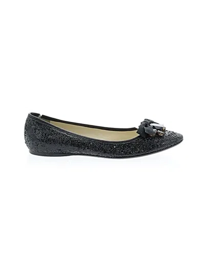 Pre-owned Miu Miu Flats In Black